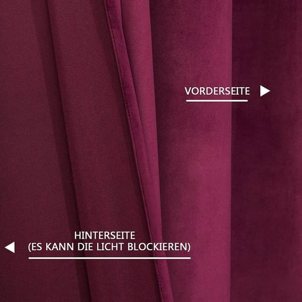 Rootz Premium mørklægningsgardiner - Mørklægningsgardiner - Privatlivsgardiner - Lysblokerende, energibesparende, støjreducerende - 100 % polyester -