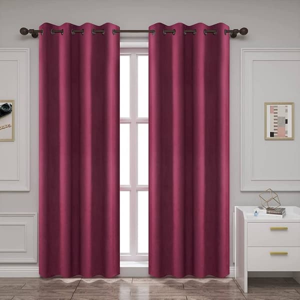 Rootz Premium mørklægningsgardiner - Mørklægningsgardiner - Privatlivsgardiner - Lysblokerende, energibesparende, støjreducerende - 100 % polyester -