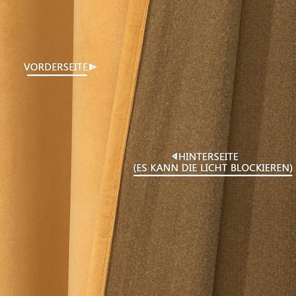 Rootz Premium mørklægningsgardiner - Mørklægningsgardiner - Privatlivsgardiner - Lysblokerende, energibesparende, nem vedligeholdelse - 100 % polyeste