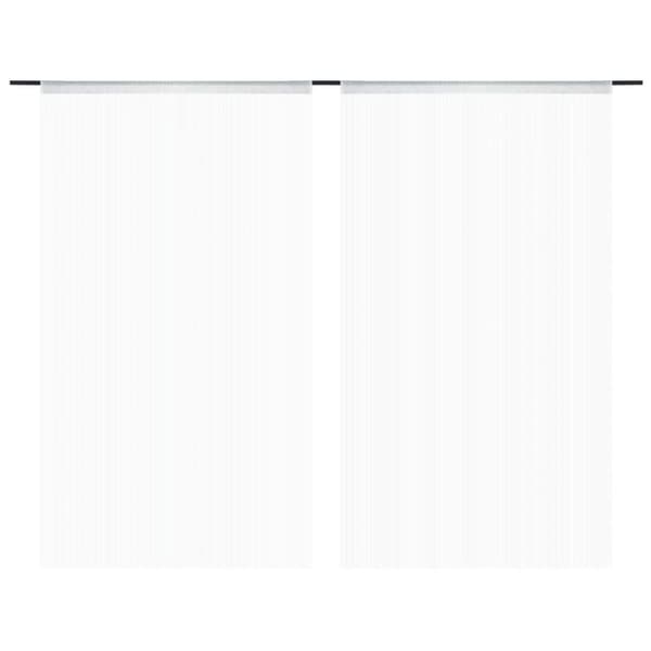vidaXL String-verhot 2 kpl 100x250 cm Valkoinen - Verhot