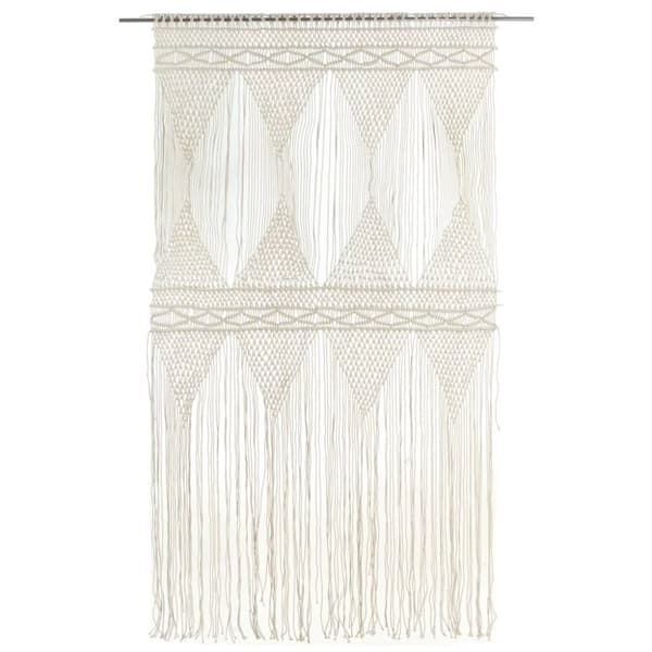 vidaXL macramégardin 140x240 cm bomuld -  Gardiner