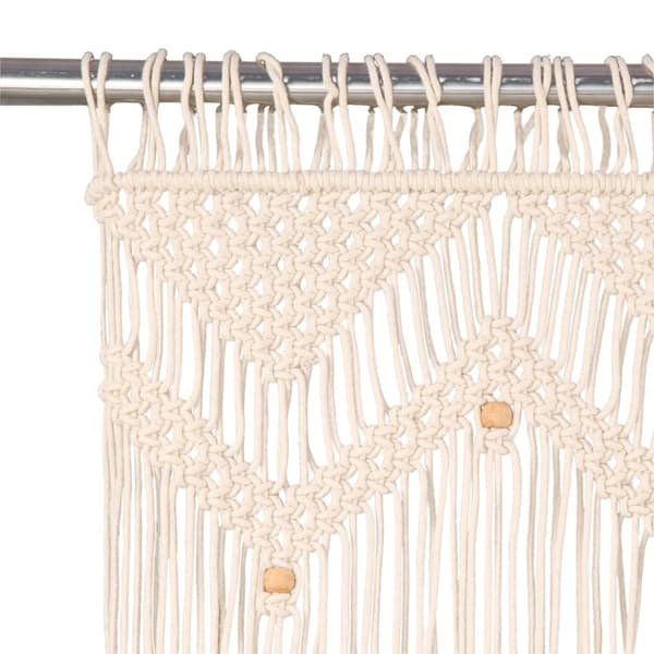 vidaXL Macrame verho 140x240 cm puuvilla -  Verhot