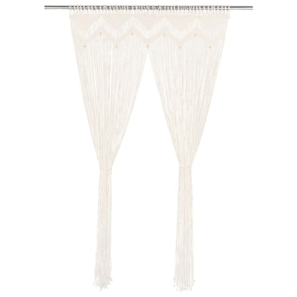 vidaXL Macrame verho 140x240 cm puuvilla -  Verhot