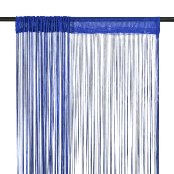 vidaXL String-verhot 2 kpl 100x250 cm Sininen - Verhot
