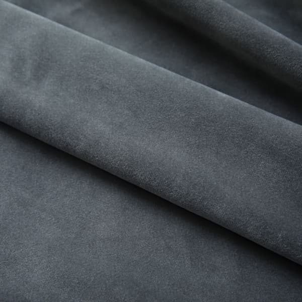 vidaXL Pimennysverho koukuilla sametti antrasiitti 290x245 cm -  Verhot