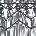 Pikkukuva 5 / 6: vidaXL Macrame verho antrasiitti 140x240 cm puuvilla -  Verhot