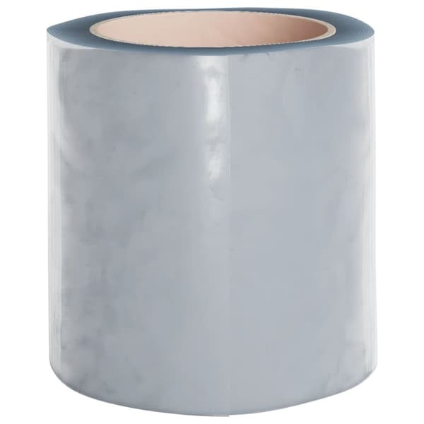 vidaXL Oviverho läpinäkyvä 200 mm x 1,6 mm 10 m PVC -  Verhot