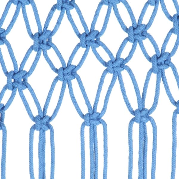 vidaXL Macrame verho sininen 140x240 cm puuvilla -  Verhot