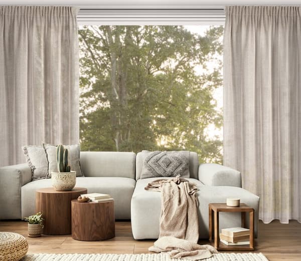 Valmis verho Aleksa 140x270 beige Eurofirany-nauhalle