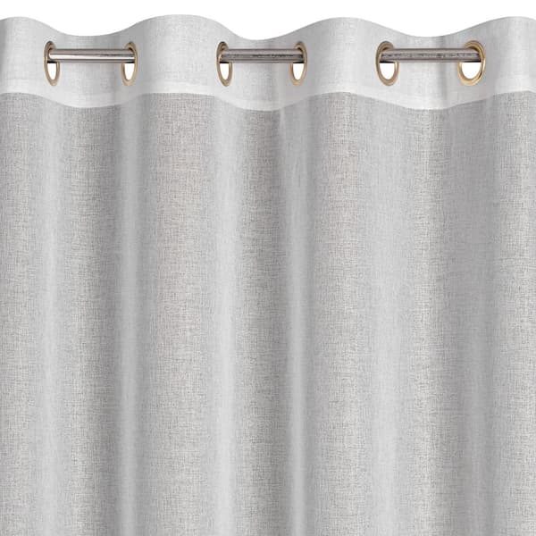 Gardin 350x250 Lena hvid champagne klar med Eurofirana grommets