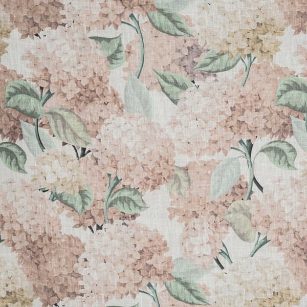 Gardin 140x250 Demi naturlige beige blomster klar med Z10 øjer Eurofirany