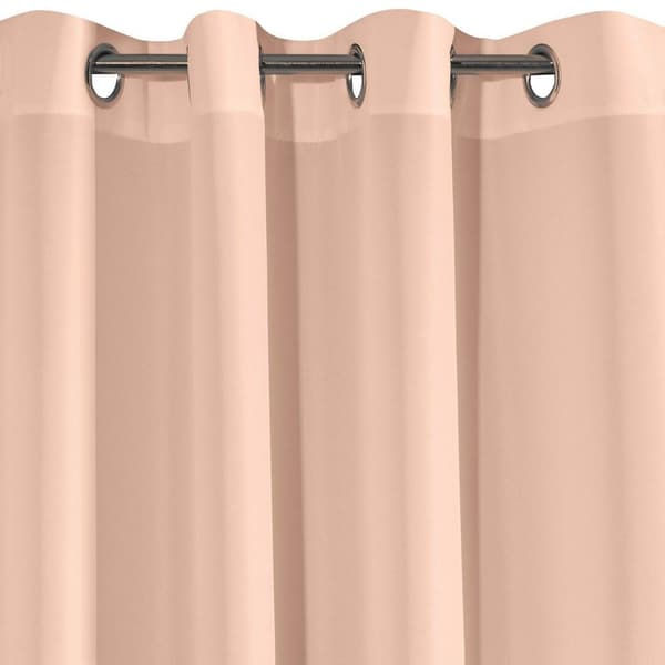 Valmis verho silmukoilla 140x250 Adore puuteri pinkki