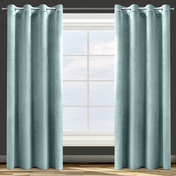 Valmis verho silmukoilla 140x250, tummansininen sametti Rosa