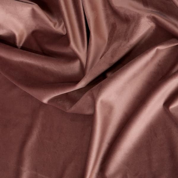Gardin 140x270 Sibel rosa mörk sammet färdig på Pierre Cardin tejp