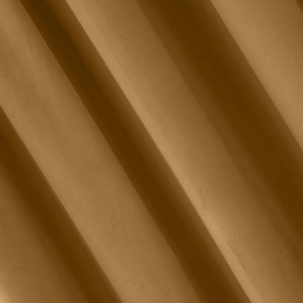 Gardin 140x270 Sibel honning fløjl færdiglavet på Pierre Cardin tape
