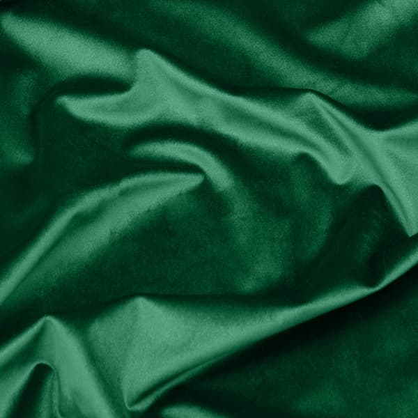 Gardin 140x270 Sibel grøn mørk fløjl færdiglavet på Pierre Cardin tape