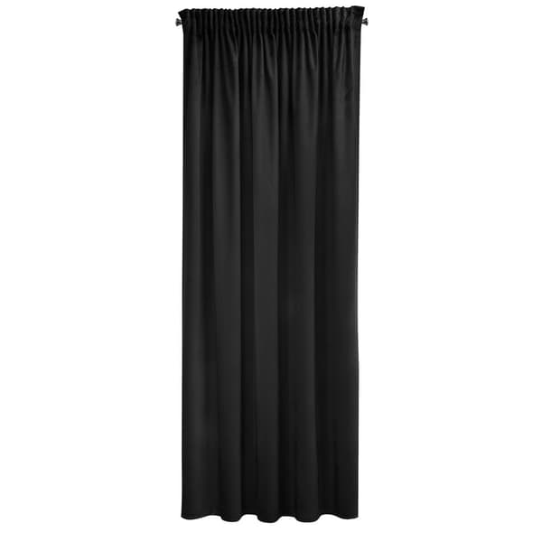 Verho 140x270 Sibel musta sametti valmiina Pierre Cardin teipillä