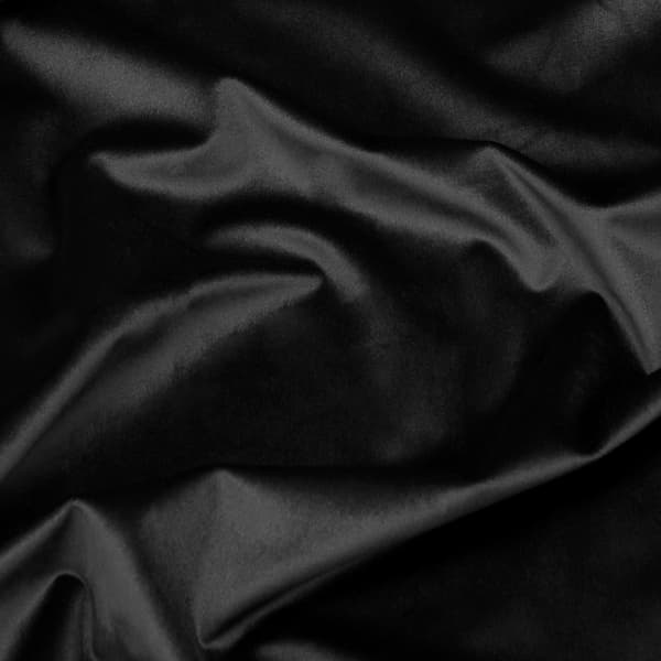 Verho 140x270 Sibel musta sametti valmiina Pierre Cardin teipillä