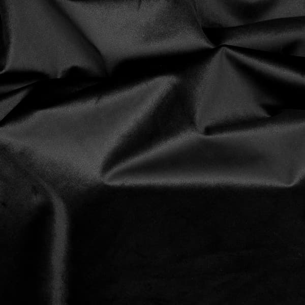 Verho 140x270 Sibel musta sametti valmiina Pierre Cardin teipillä