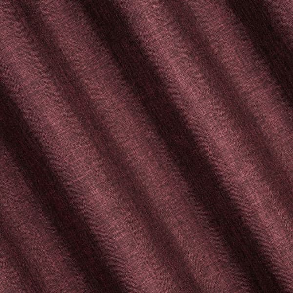 Gardin 140x250 Avinion 1 bordeaux klar med øjer lavet af blødt stof med melange effekt Terra Collection Eurogardiner