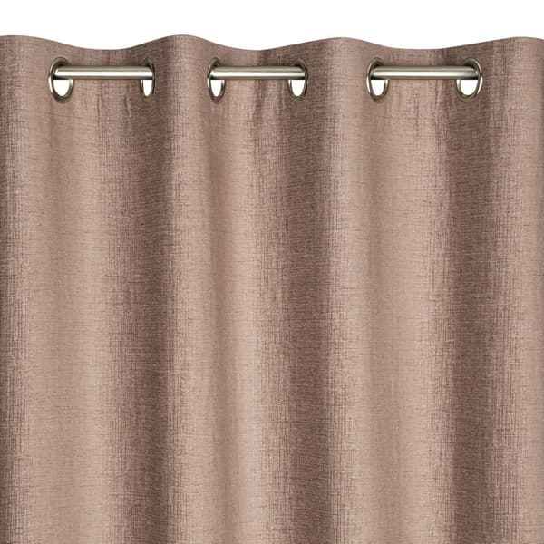Verho 140x250 Avinion 5 puuterivaaleanpunainen valmiina kankaasta valmistettuihin läpivienteihin Terra Collection Eurofirany