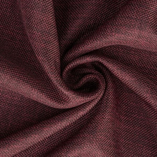 Verho 140x270 Avinion 1 viininpunainen valmiina teipillä pehmeästä kankaasta melange-efektillä Terra Collection Eurocurtains