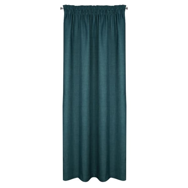 Gardin 140x270 Marocko 3 mörk turkos färdig på en tejp av tyg med en slätvävd Terra Collection Eurofirany