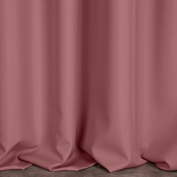 Gardin 140x250 Rita rosa mörk redo med Eurofirana genomföringar