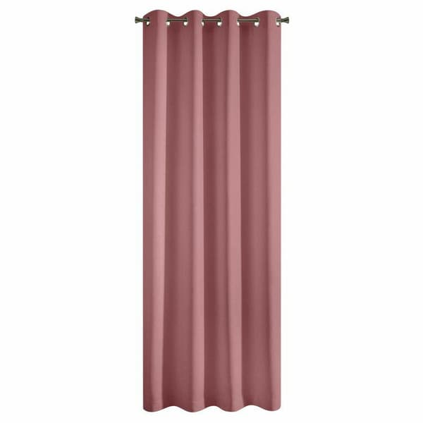 Gardin 140x250 Rita rosa mörk redo med Eurofirana genomföringar