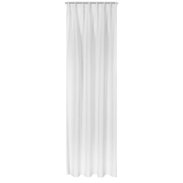 Færdiglavet gardin Milan på tape 140x300 cm hvid