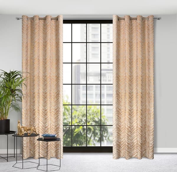 Færdiglavet gardin sara 140x250 cm creme
