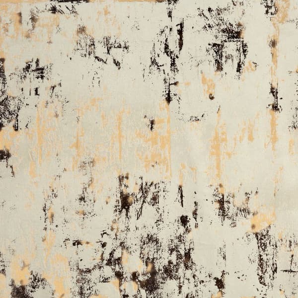 Gardin 140x250 Tonia, creme fløjl med guldprint, klar med Eurofirany øjer