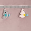 Pikkukuva 3 / 3: Verho 140x250 Kids, puuteri, värikkäällä lasten applikaatiolla, valmiina Eurofirany-silmukoille