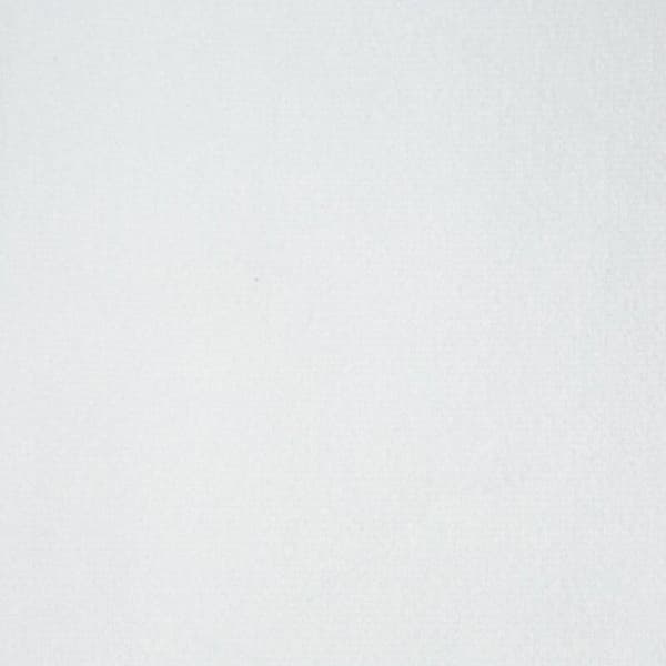 Gardin 140x250 Melanie hvid fløjl klar med øjer Eurogardiner