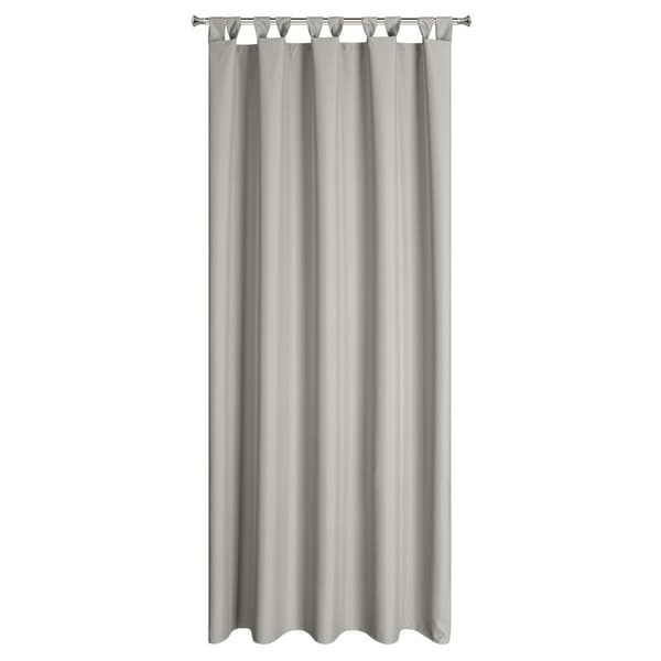 Färdig gardin 155x220 Trädgårdssilver för trädgården, vattentät, fäst med hängslen/kardborre Eurofirany