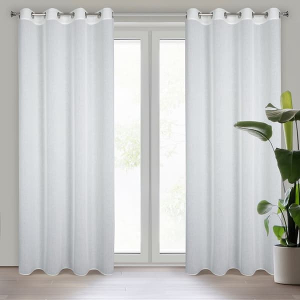 Verho 140x250 Kendal luonnollinen, valmiina verkkorakenteellisilla läpivienniillä Euroverhot