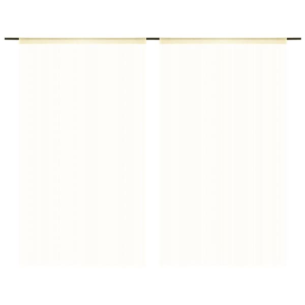 The Living Store String-verhot 2 kpl 140x250 cm Kerma - Verhot