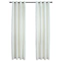 Pikkukuva 3 / 5: The Living Store Pimennysverhot renkailla 2 kpl sametti kerma 140x175 cm -  Verhot