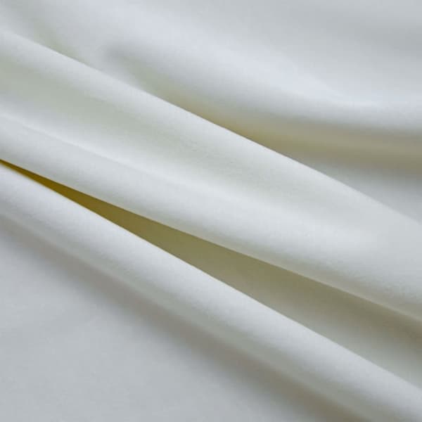 The Living Store Pimennysverhot renkailla 2 kpl sametti kerma 140x175 cm -  Verhot