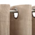 Pikkukuva 4 / 5: The Living Store Pellavamainen pimennysverho purjerenkailla beige 290x245 cm -  Verhot