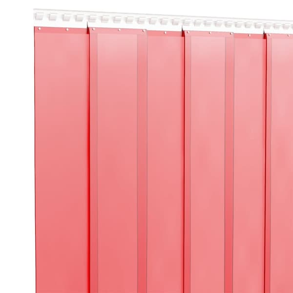 The Living Store Oviverho punainen 200 mm x 1,6 mm 25 m PVC - Verhot