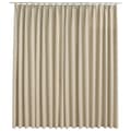 Miniatyrbillede 3 af 6: Gardiner - Living mørklægningsgardin med kroge 290 x 245 cm beige