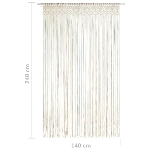 Gardiner - Living macramégardin 140x240 cm bomuld