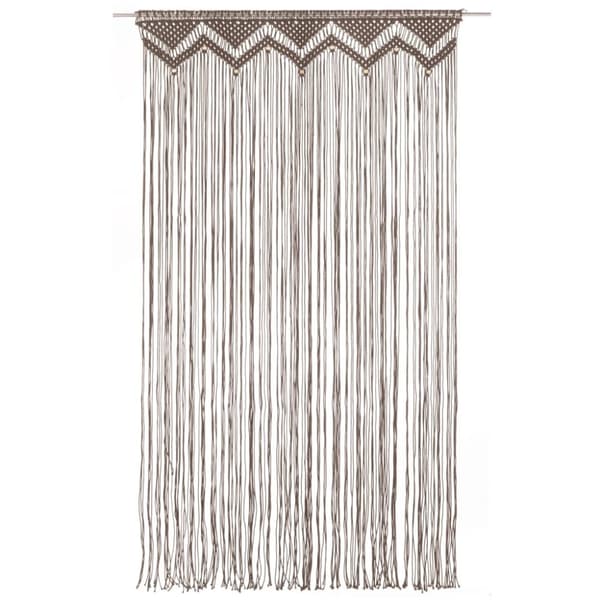 Gardiner & draperier - Living Gardin makramé taupe 140x240 cm bomull