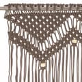Miniatyrbild 4 av 6: Gardiner & draperier - Living Gardin makramé taupe 140x240 cm bomull