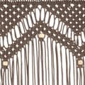 Miniatyrbild 5 av 6: Gardiner & draperier - Living Gardin makramé taupe 140x240 cm bomull