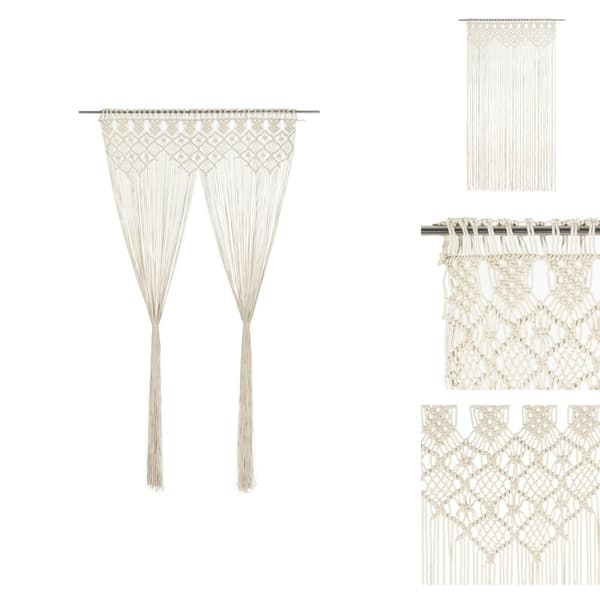 Verhot - Living Macrame verho 140x240 cm puuvilla