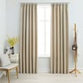 Pikkukuva 2 / 6: Verhot - Living Pimennysverhot koukuilla 2 kpl beige 140x175 cm