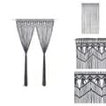 Pikkukuva 1 / 6: Verhot - Living Macrame verho antrasiitti 140x240 cm puuvilla
