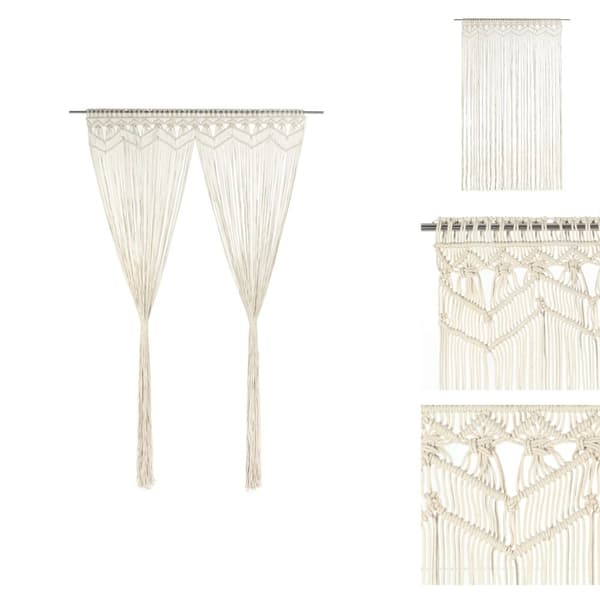 Verhot - Living Macrame verho 140x240 cm puuvilla